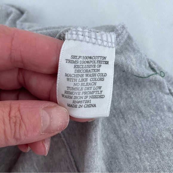 JWLA Made With Love Size S Tunic Top Embroidered Floral Pockets V Neck - Picture 8 of 10